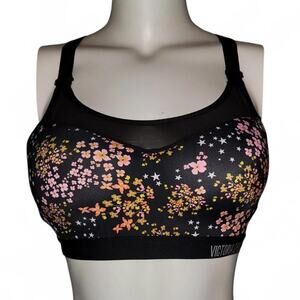 Victorias secret black mesh sports bra